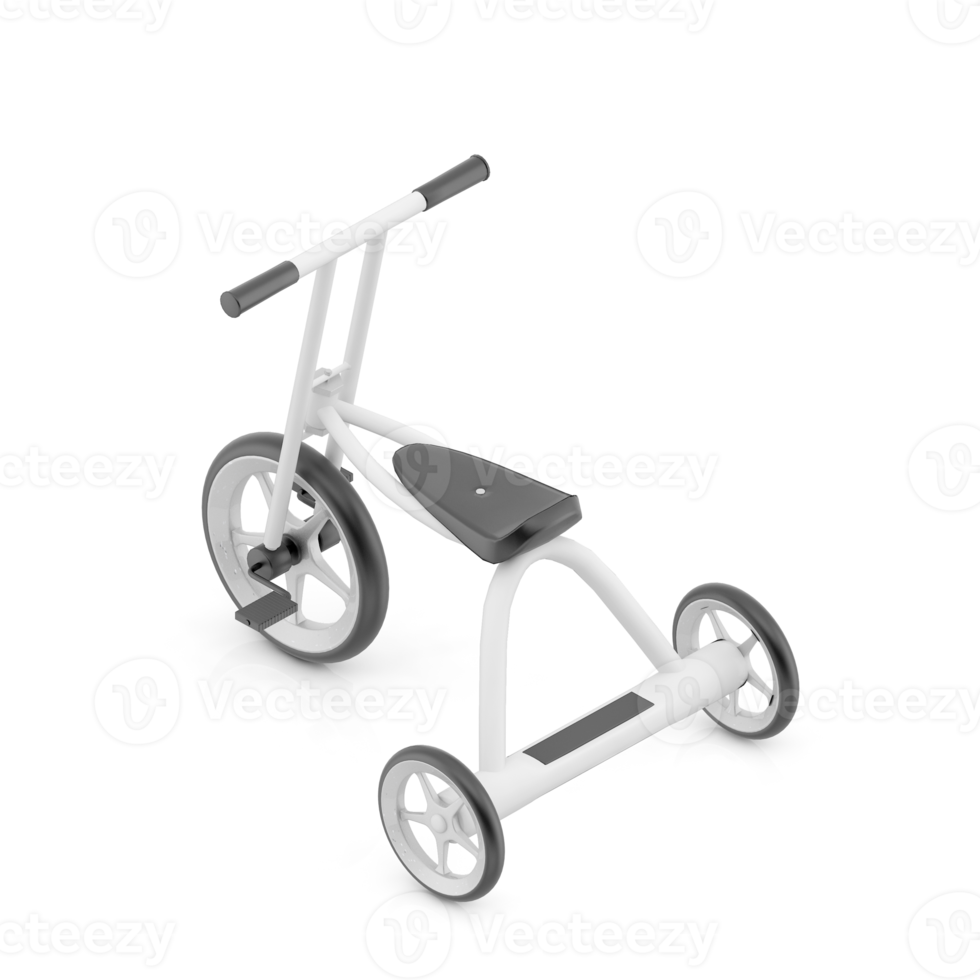 vélo isométrique rendu 3d png