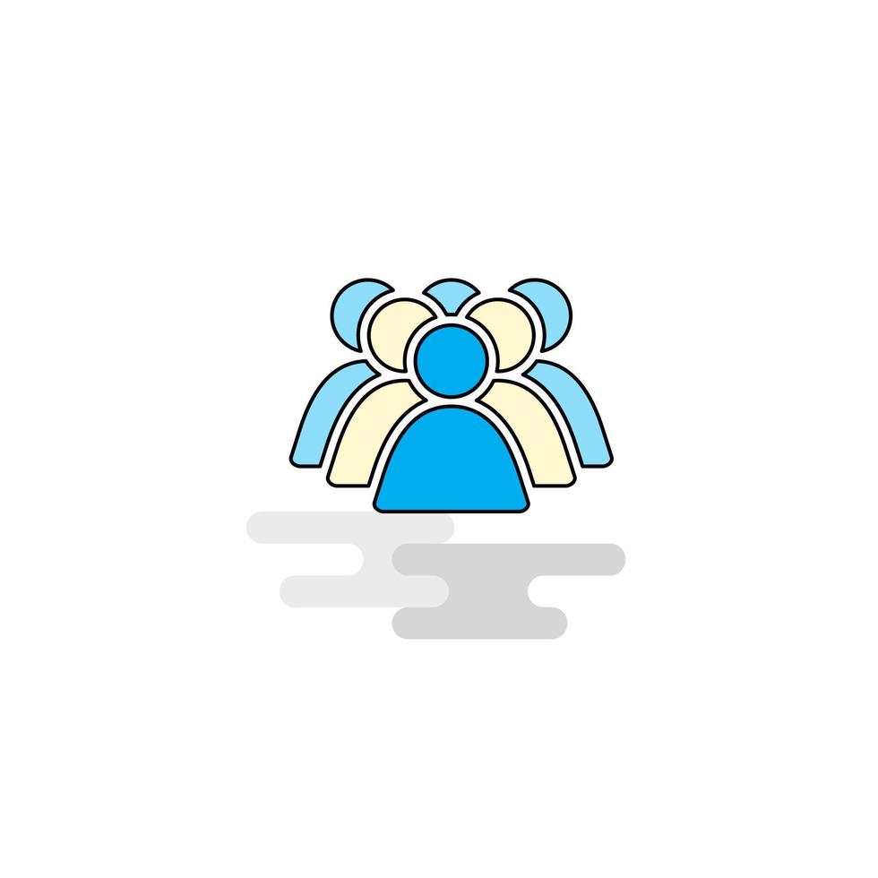 Flat Police avatar Icon Vector