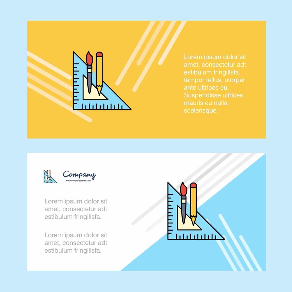 Geometry scale abstract corporate business banner template horizontal advertising business banner vector