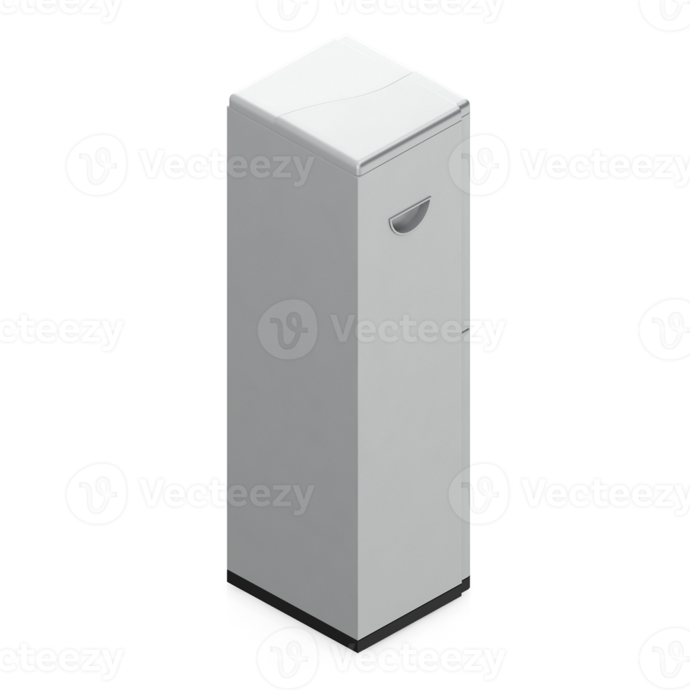 Isometric Water Dispenser 3D render png