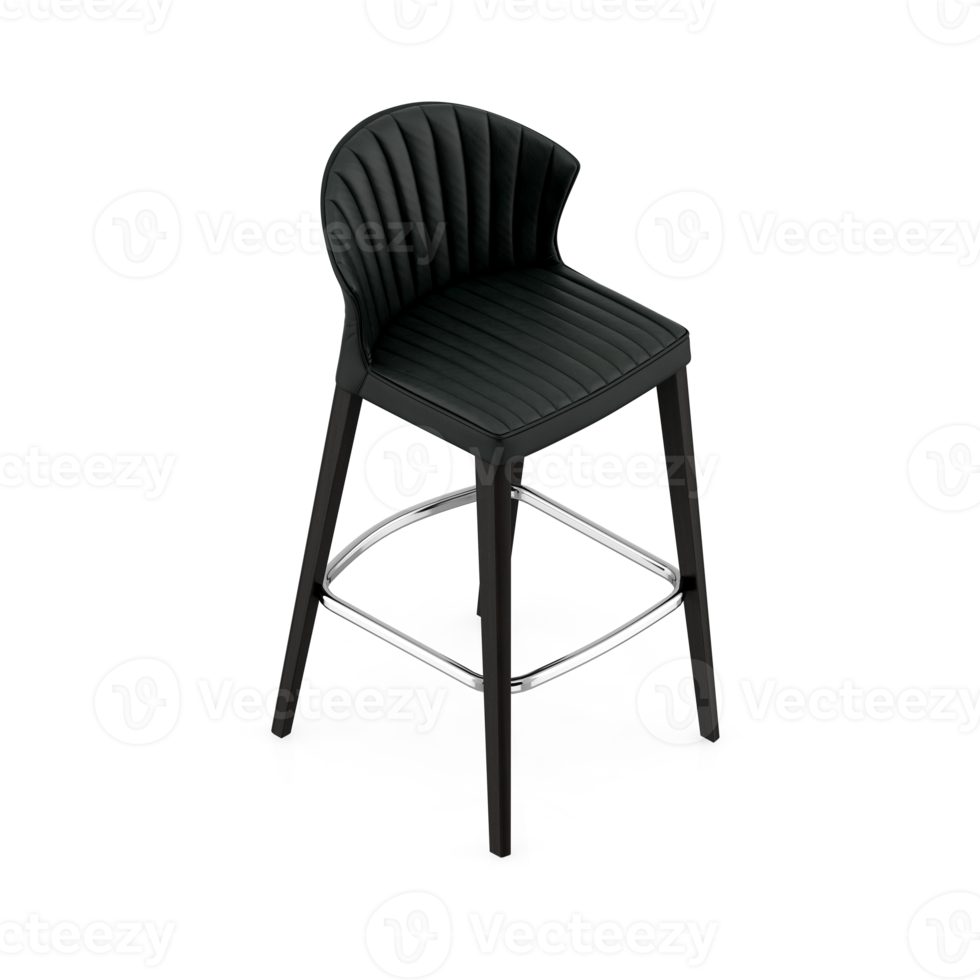 Isometric Chair 3D isolated rendering png