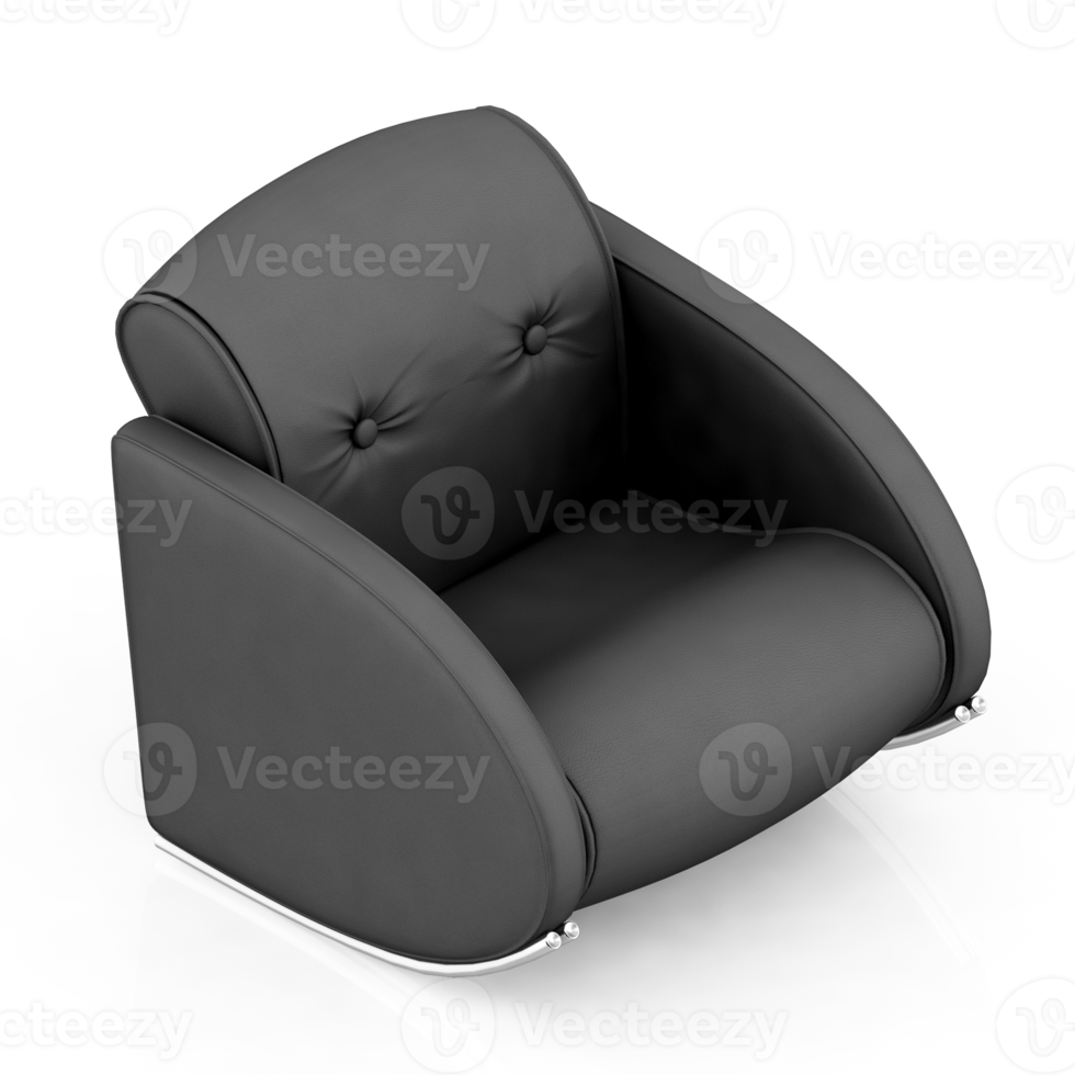 Isometric Armchair Isolated 3D render png