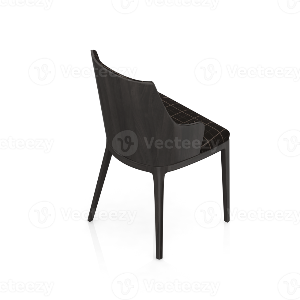 Isometric Chair 3D isolated rendering png