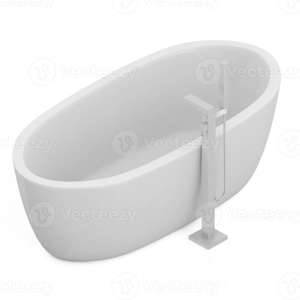 itens de banheiro isométricos renderização 3d isolada png