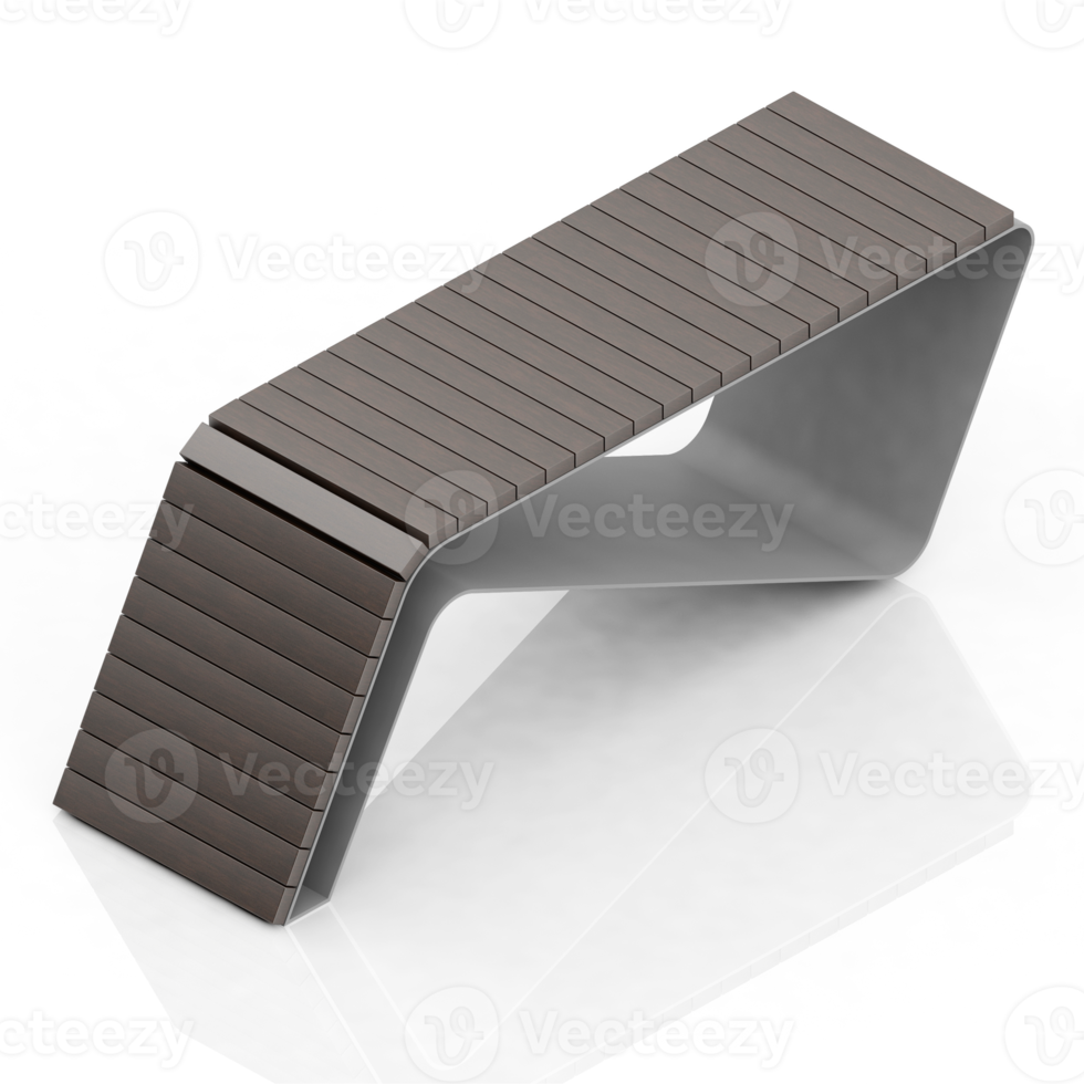 Isometric bench 3D render png
