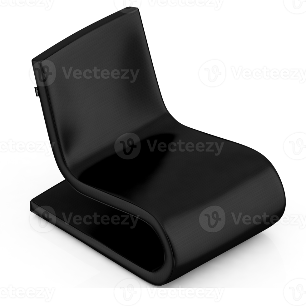Isometric Chair 3D isolated rendering png