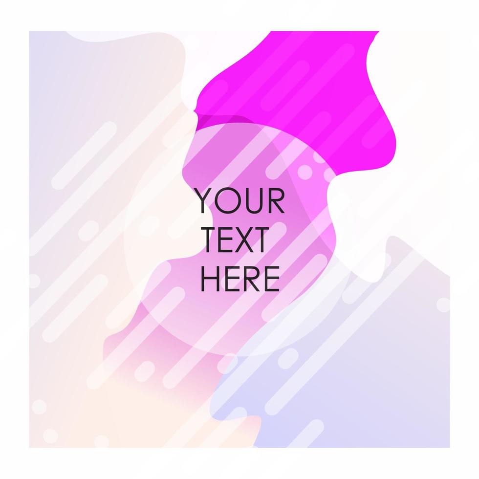 Colorful background with typography design vector