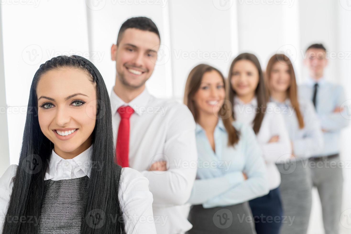 equipo de negocios joven foto