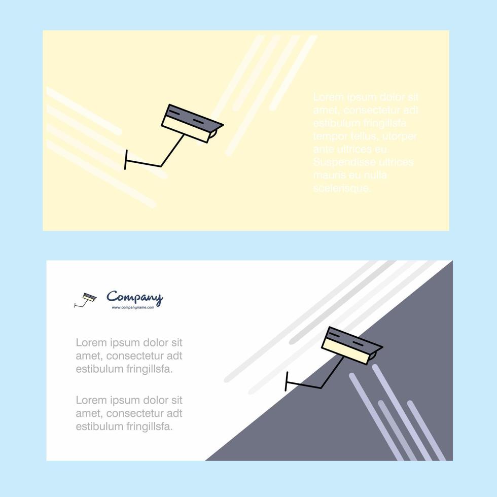 CCTV abstract corporate business banner template horizontal advertising business banner vector