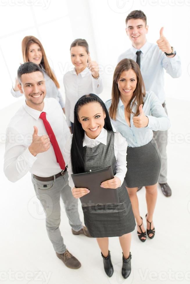 Group Of Young Business People photo