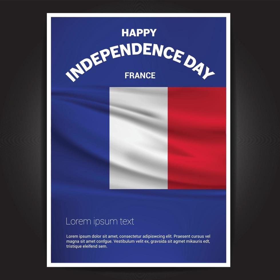 Happy Indpendence day design card vector with flags