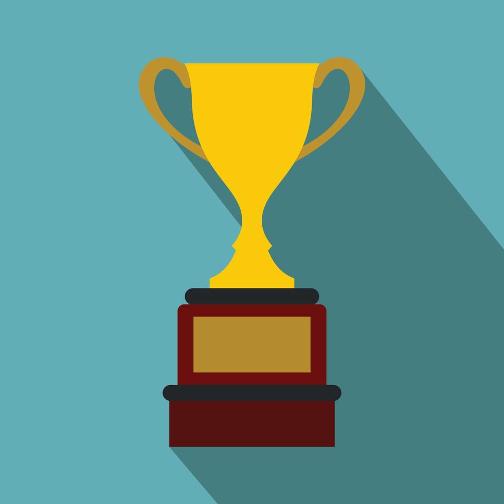 Sports cup flat icon 14165221 Vector Art at Vecteezy