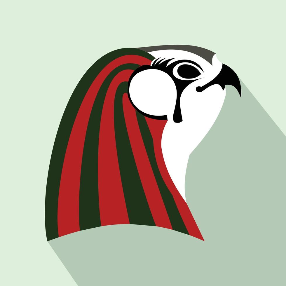 Horus icon, flat style vector