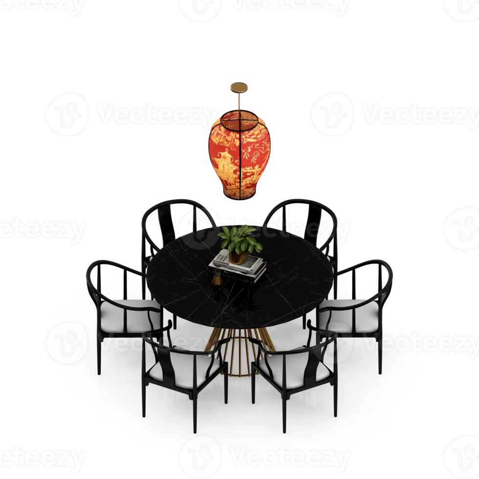 Isometric Table 3D render png