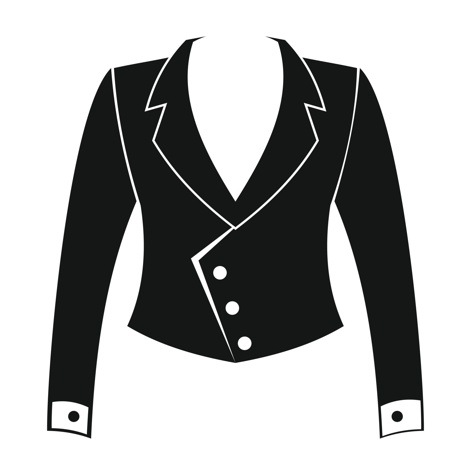 Female jacket icon, simple style 14165518 Vector Art at Vecteezy