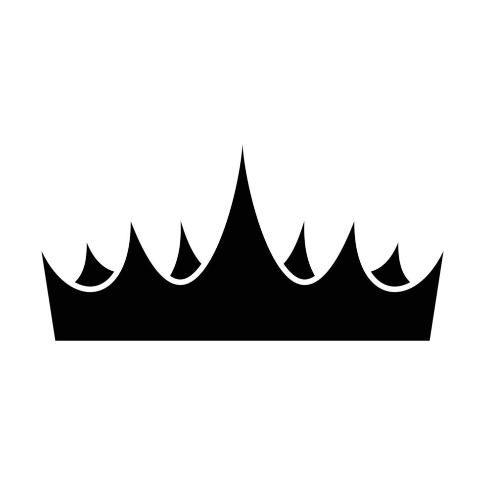 Crown icon simple vector