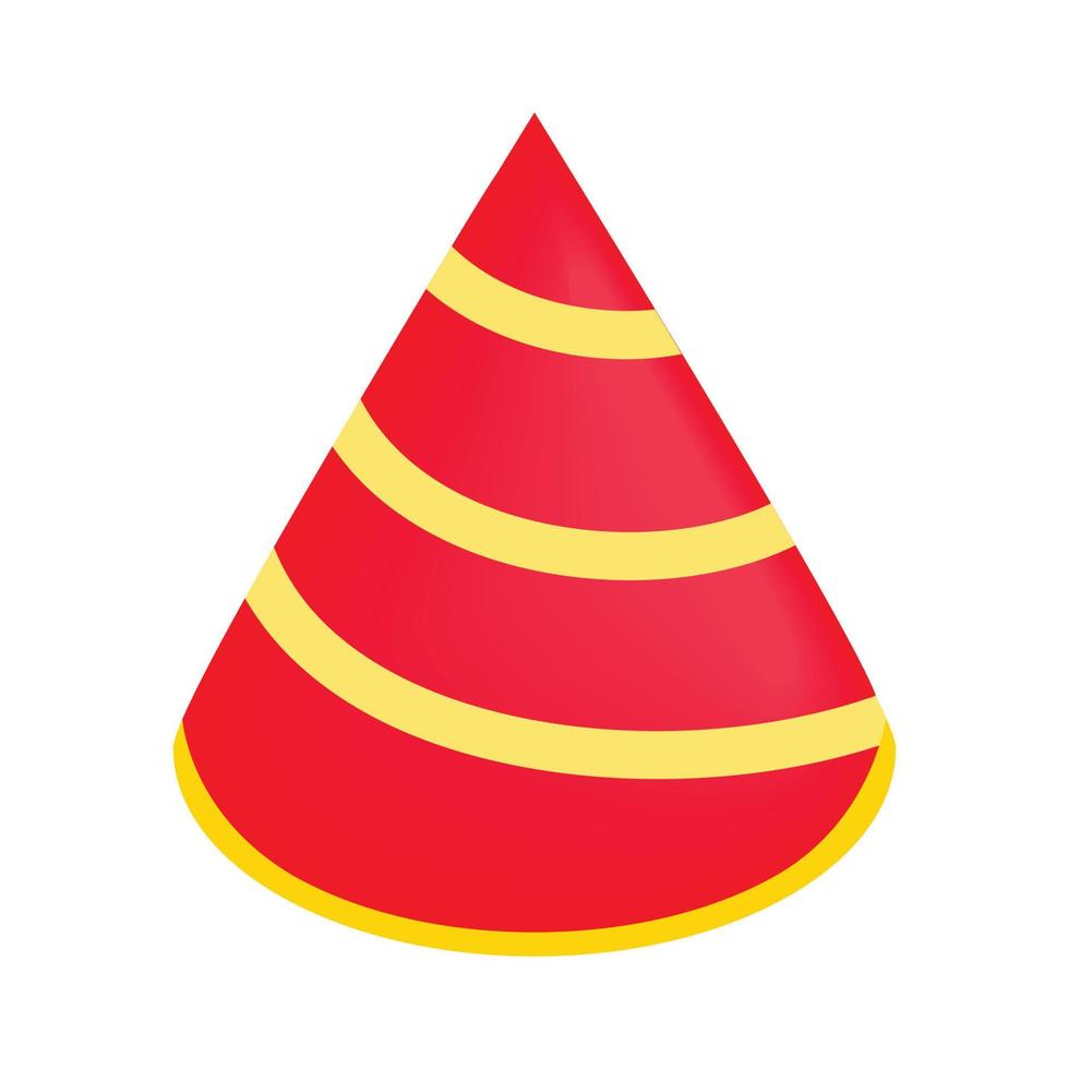 sombrero de fiesta icono 3d isométrico vector