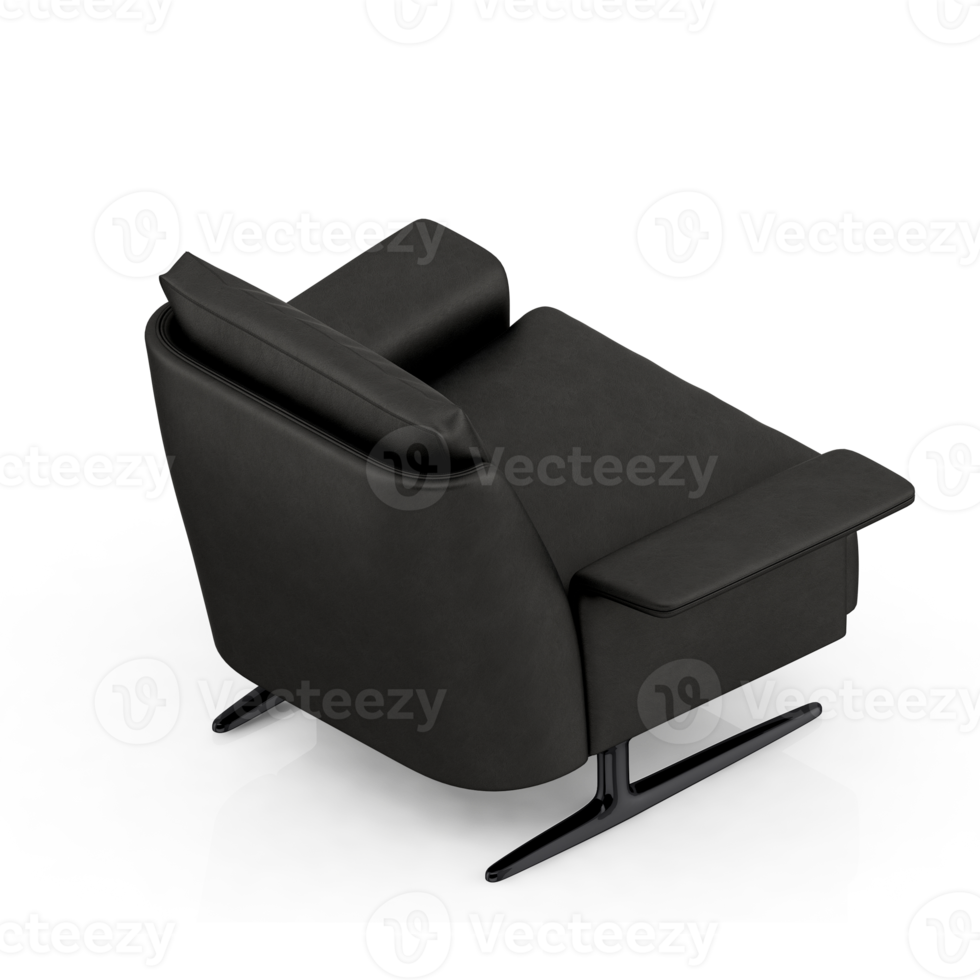 Isometric Armchair Isolated 3D render png
