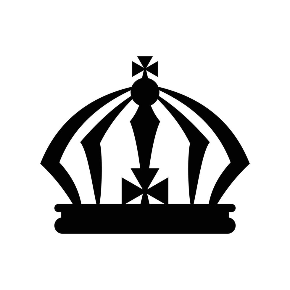 Crown icon simple vector