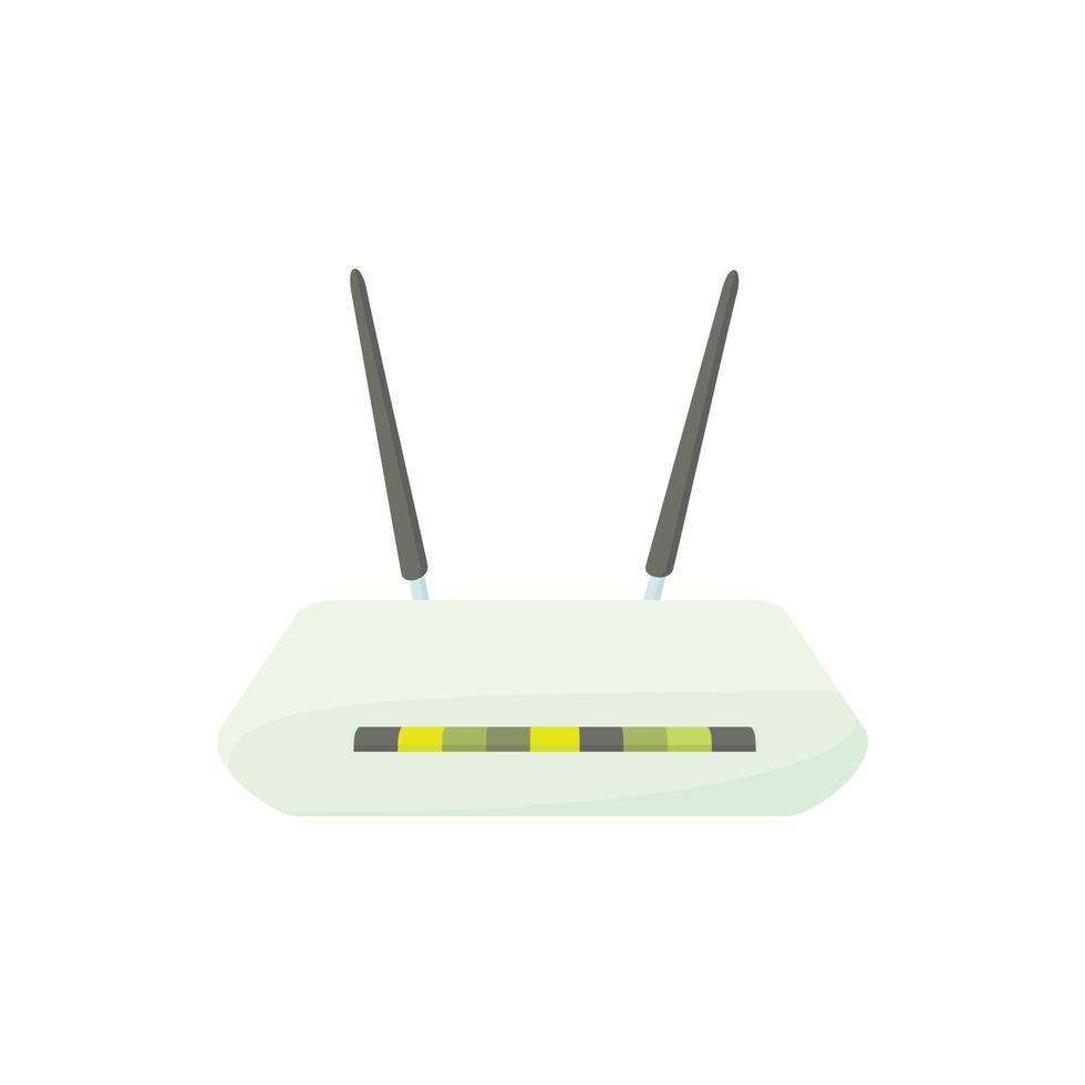 Router icon in cartoon style vector