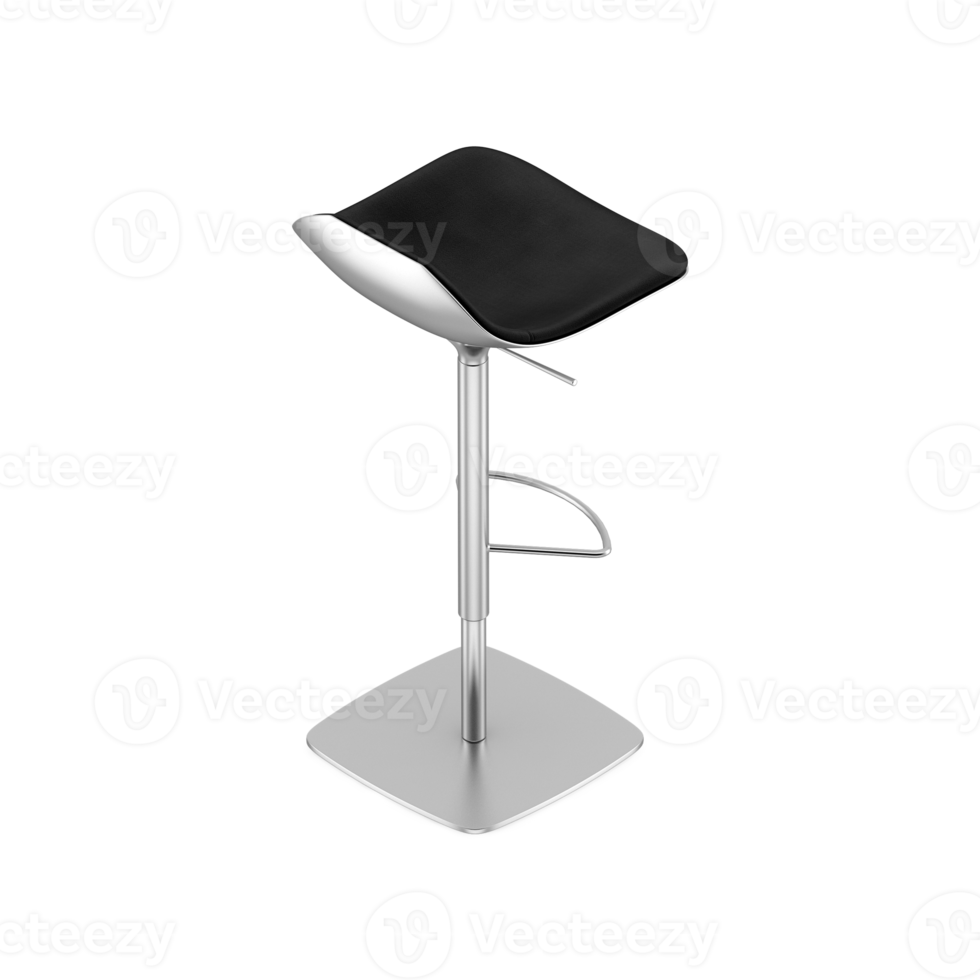 Isometric Chair 3D isolated rendering png