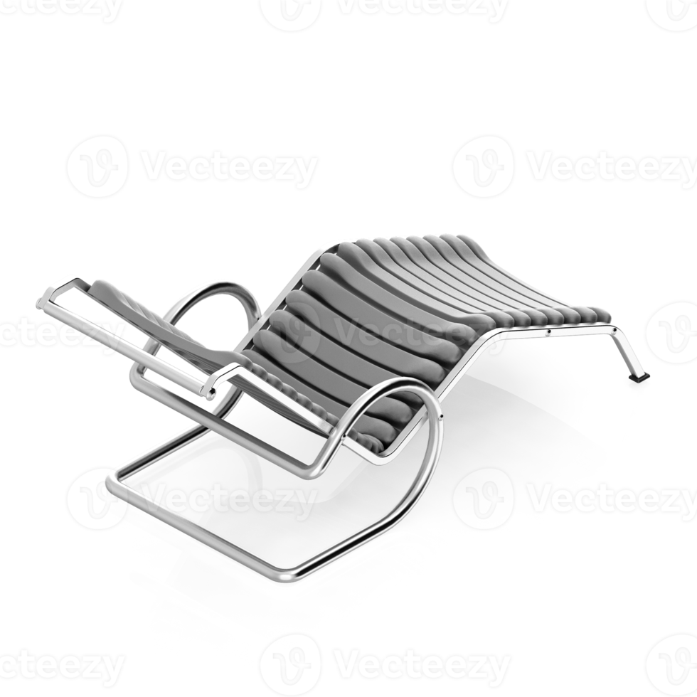 chaise isométrique rendu isolé 3d png