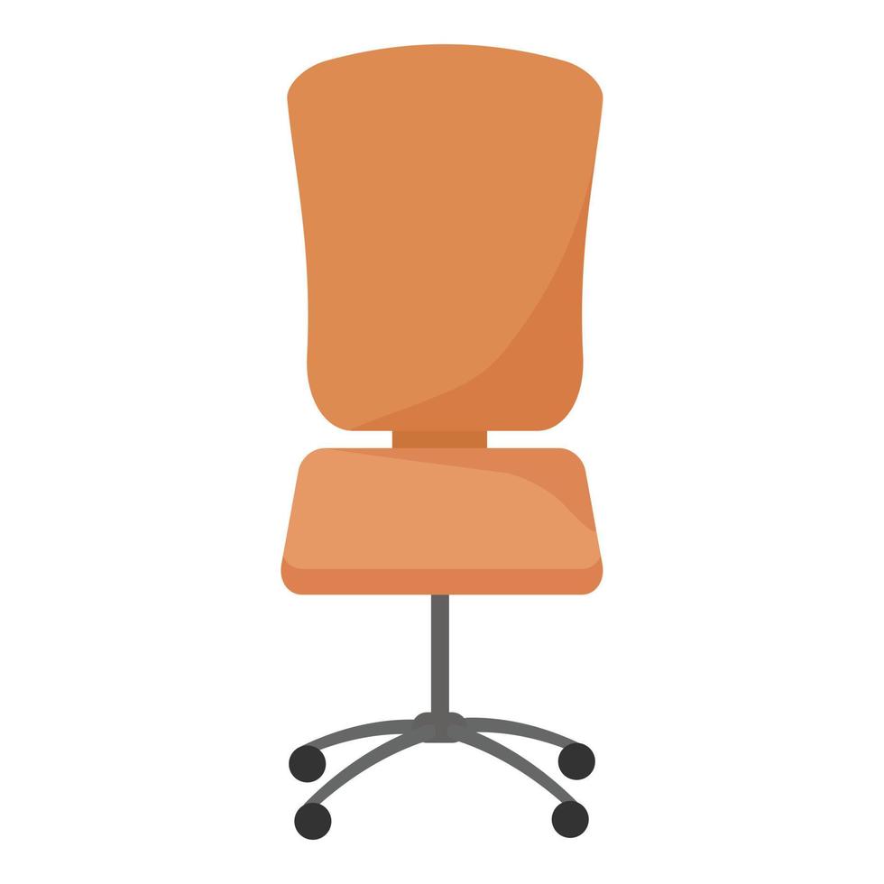 vector de dibujos animados de icono de sillón. silla de escritorio