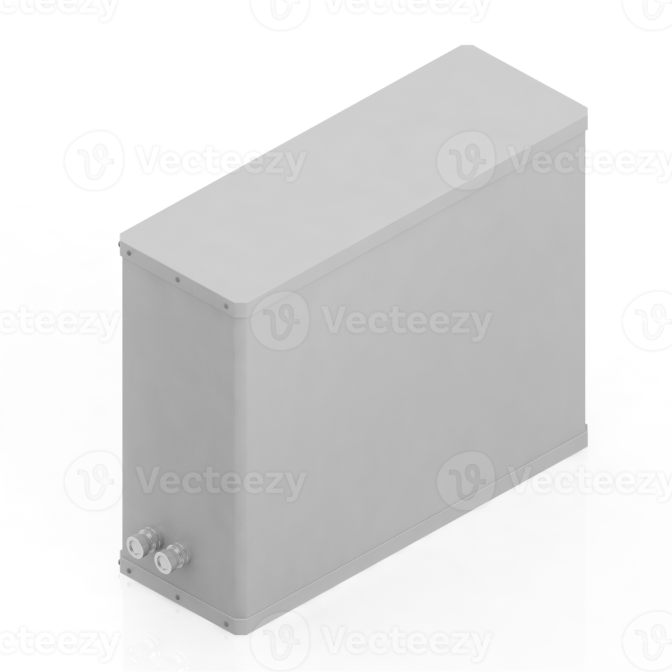 isometrische klimaanlage 3d-rendering png