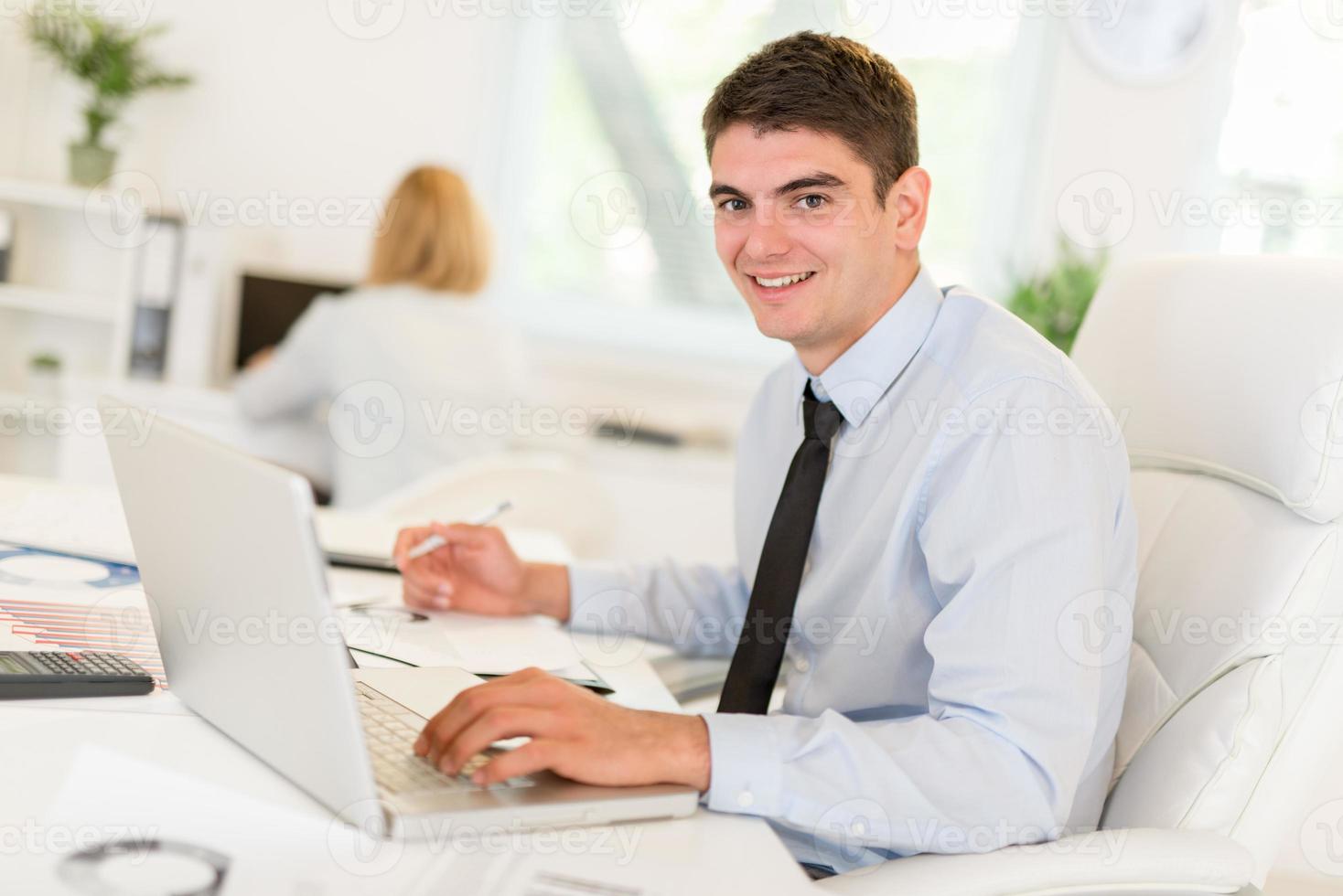 Businessman In Office photo