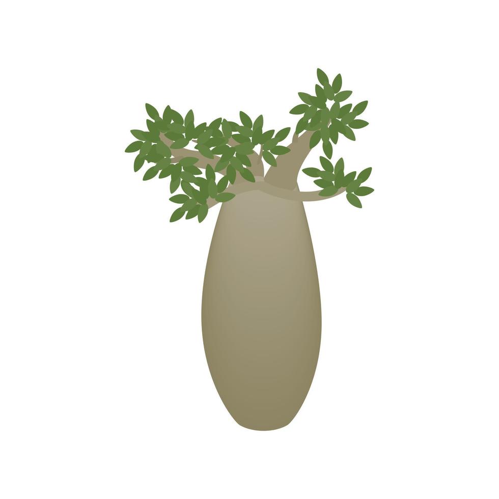 icono de kingia australis, estilo 3d isométrico vector