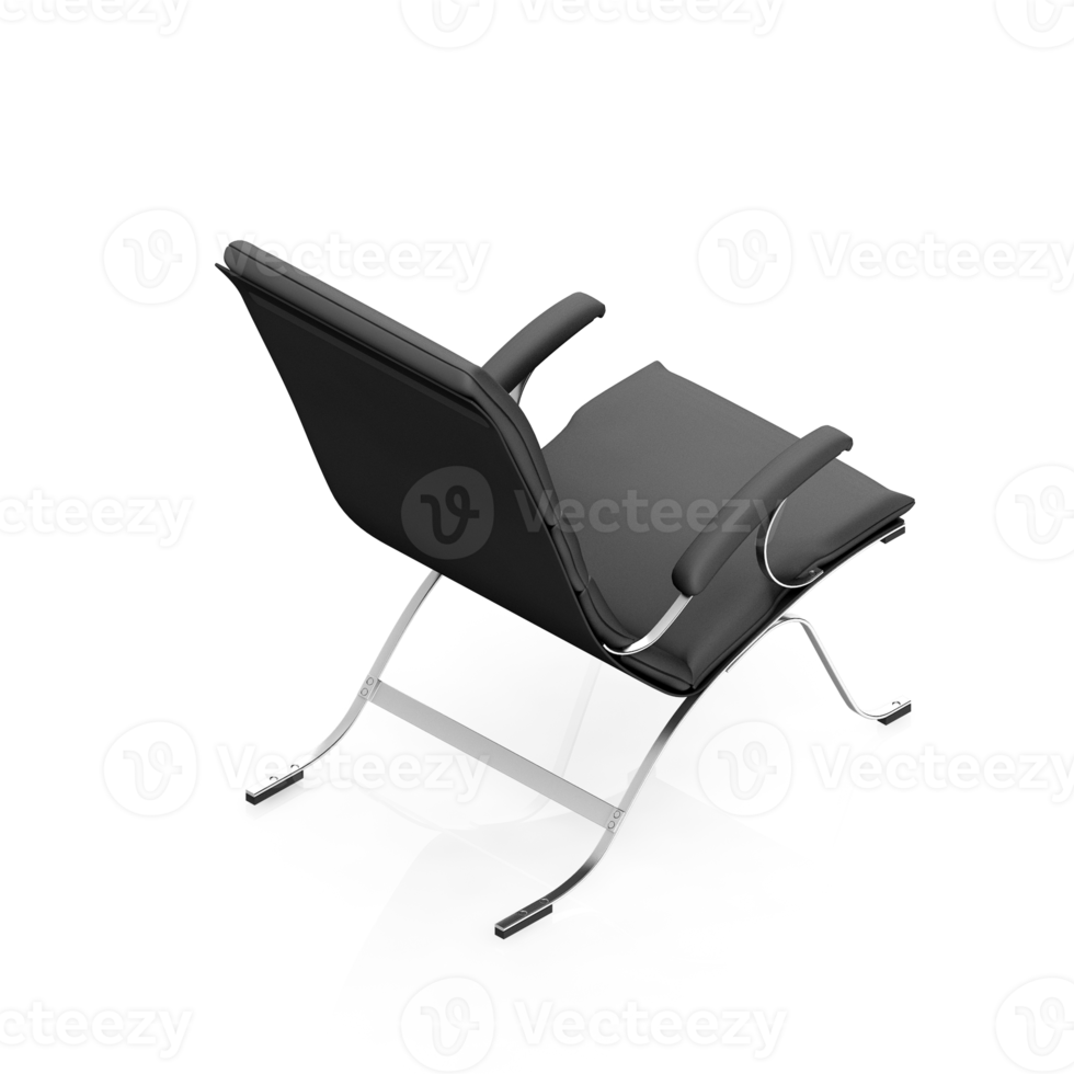Isometric Chair 3D isolated rendering png