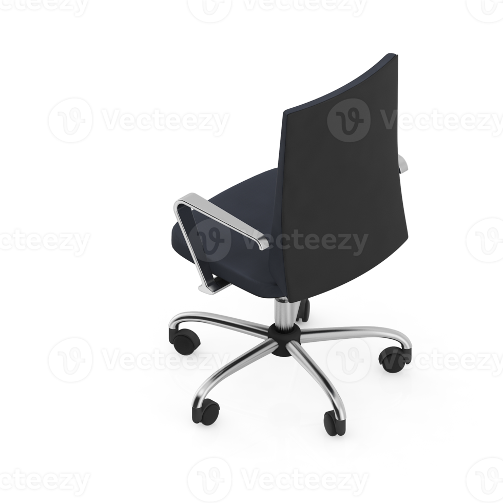 Isometric Chair 3D isolated rendering png
