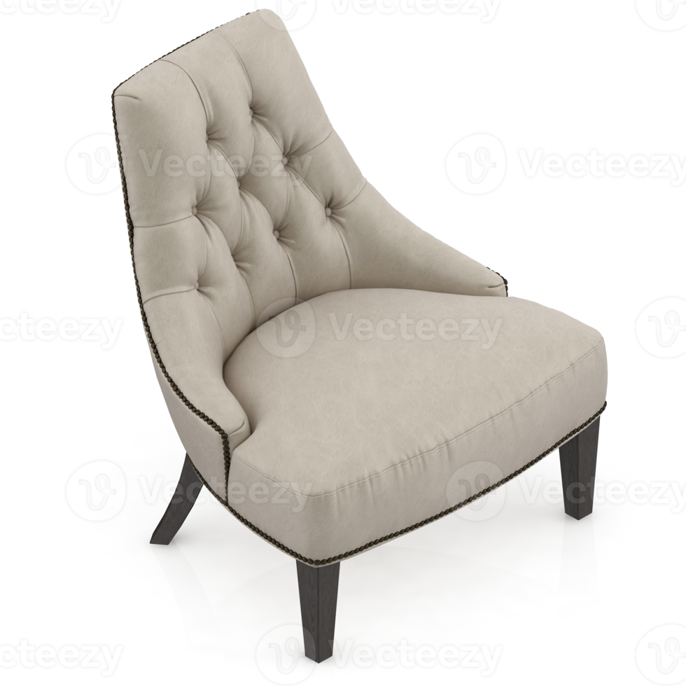 fauteuil isométrique rendu 3d isolé png