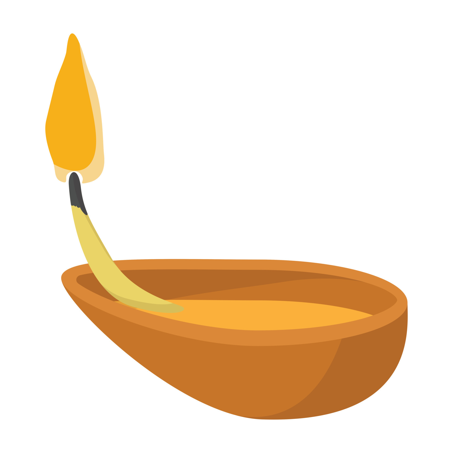 Coconut oil lamp icon, cartoon style 14166511 Vector Art at Vecteezy