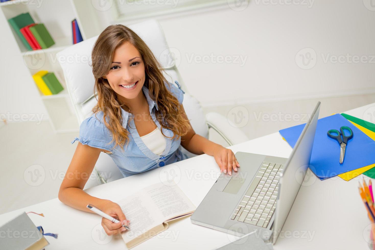 Student Girl Learning photo