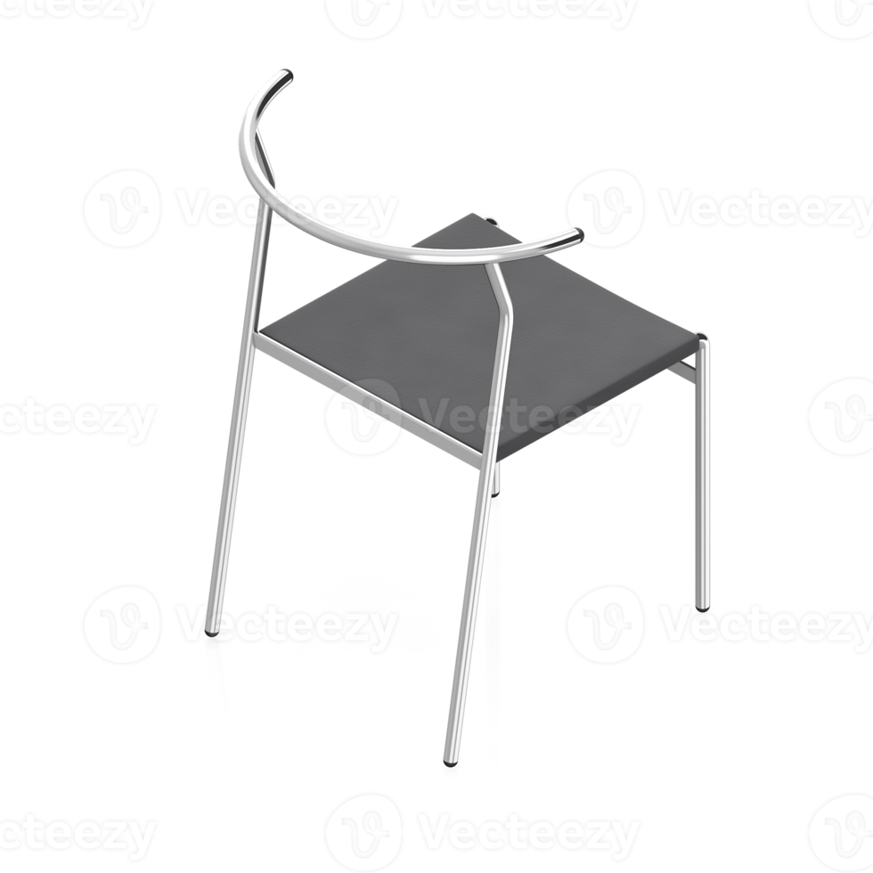 Isometric Chair 3D isolated rendering png