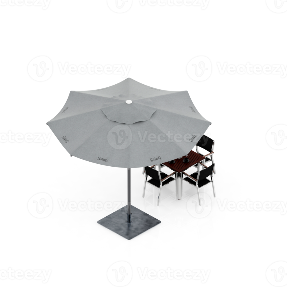 isometrische tafel reeks 3d geven png