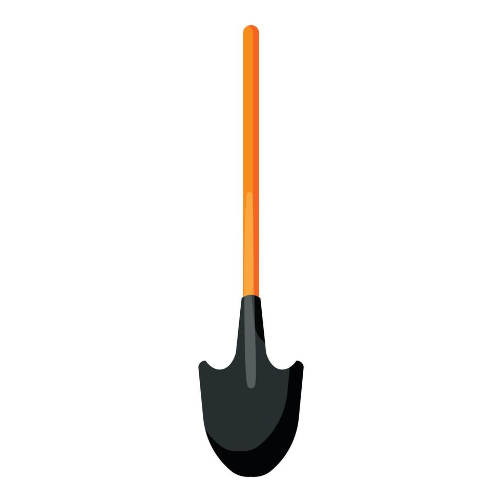 Shovel icon cartoon vector. Can fork vector