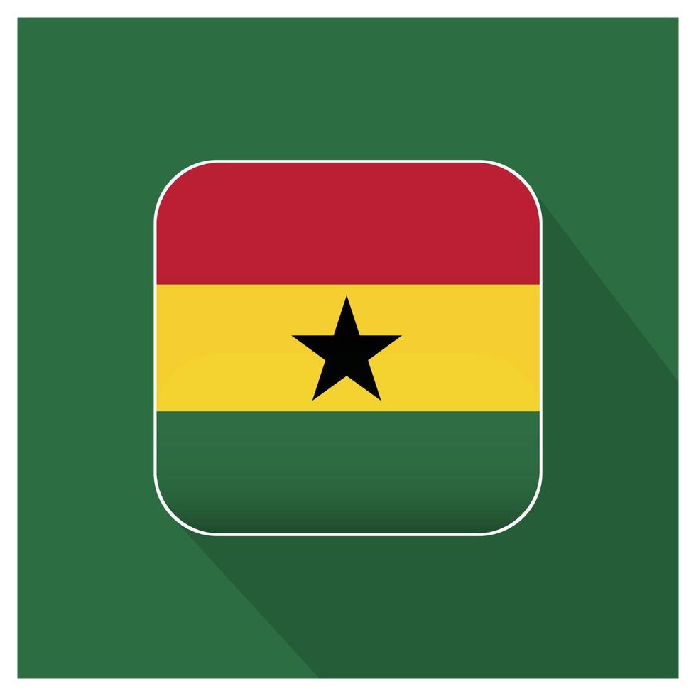 Ghana flag design vector