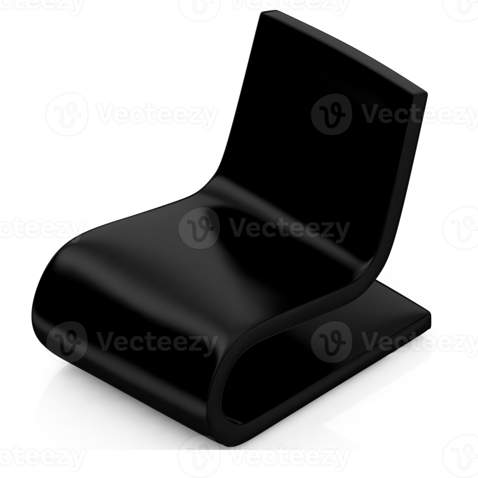 Isometric Chair 3D isolated rendering png