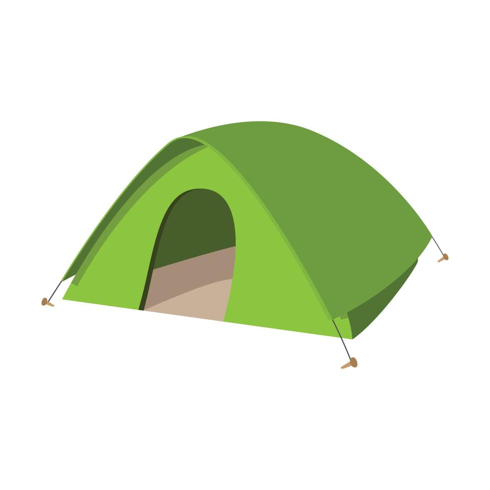 Camping tent icon vector