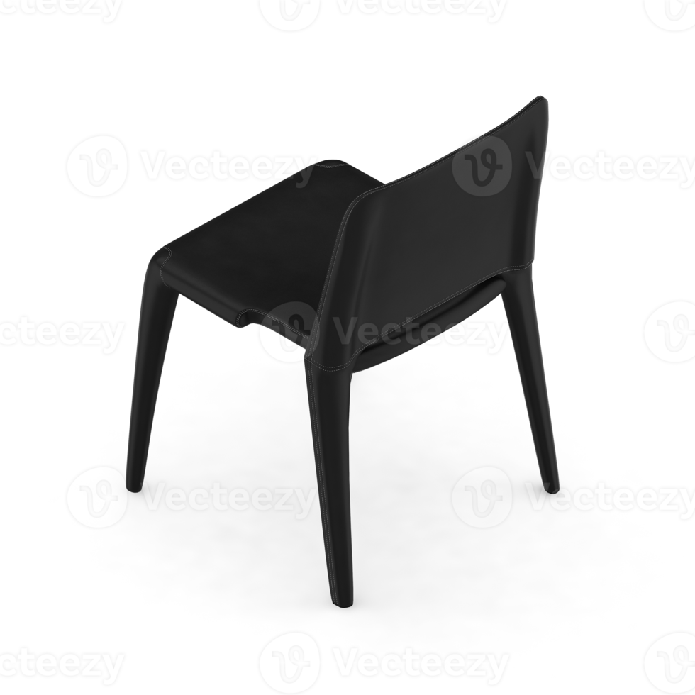 Isometric Chair 3D isolated rendering png