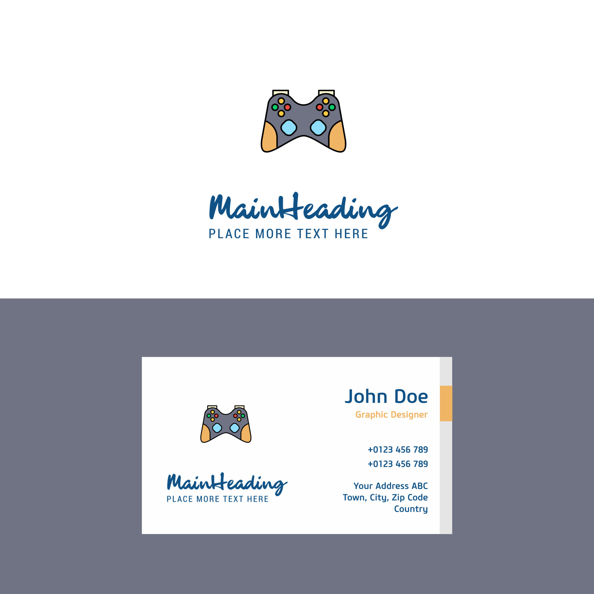 Video Game Developers Business Card