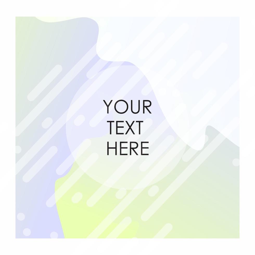 Colorful background with typography vector