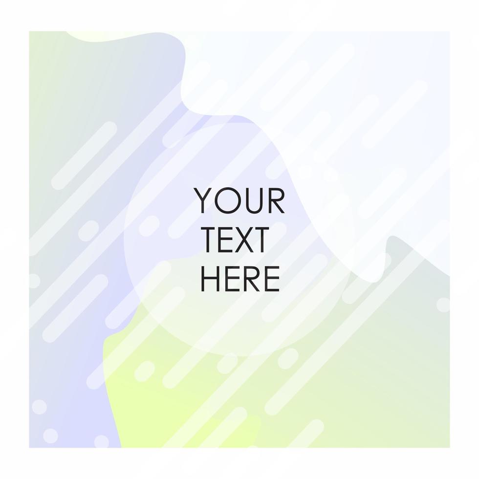 Colorful background with typography vector