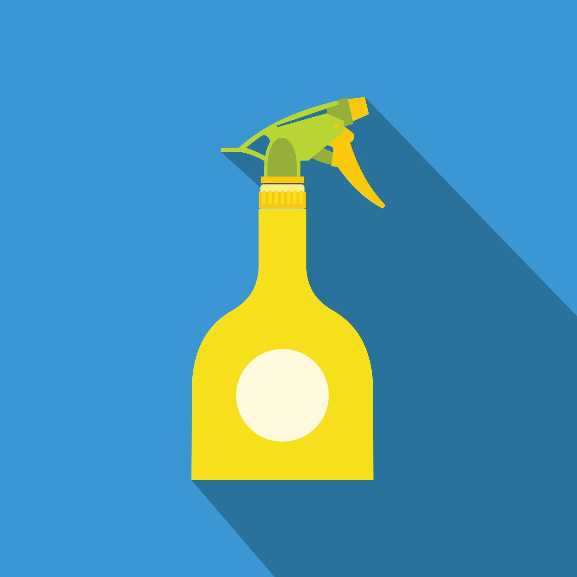 Yellow sprayer bottle 14167802 Vector Art at Vecteezy