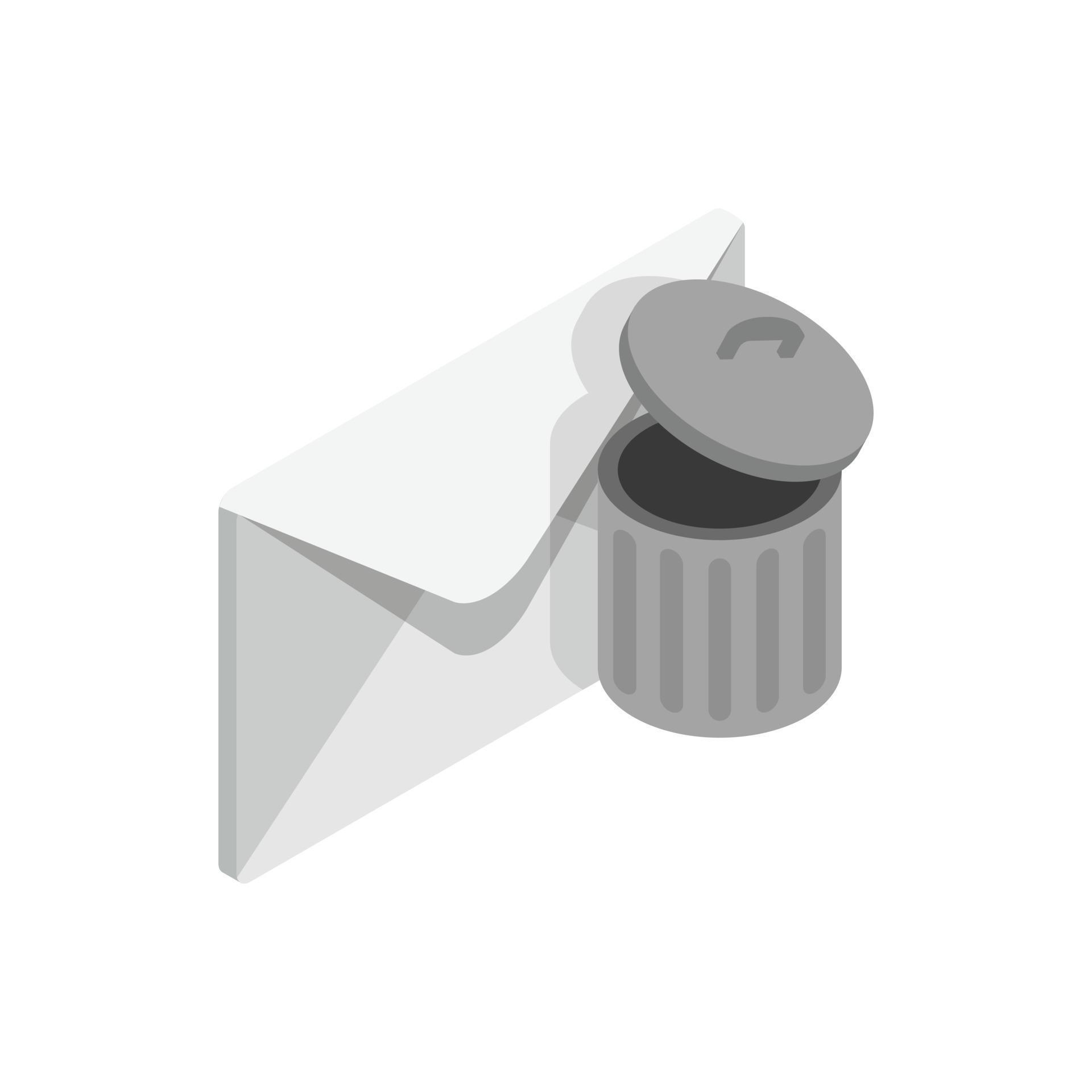 Delete message icon, isometric 3d style 14167824 Vector Art at Vecteezy