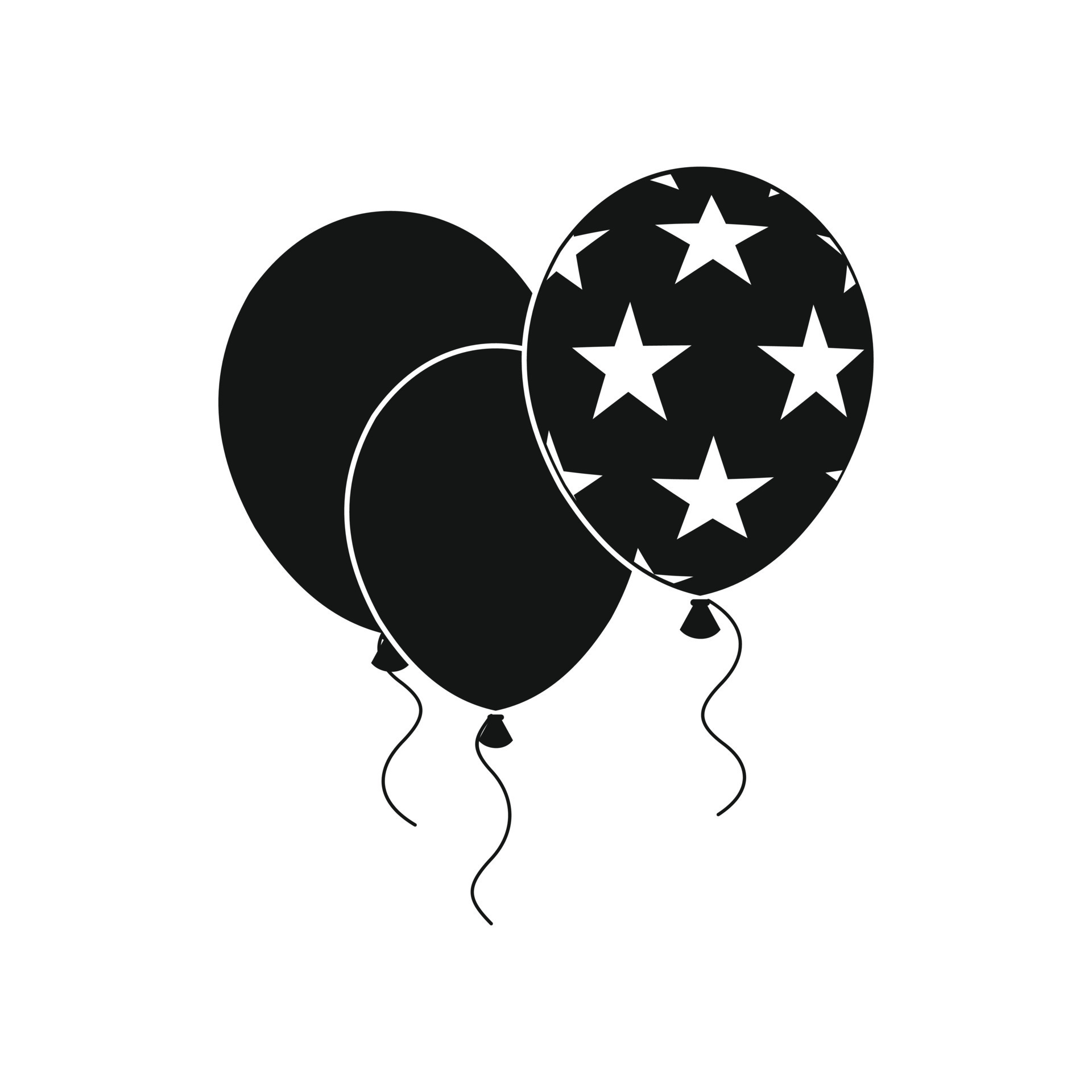 Balloons in the USA flag icon 14167928 Vector Art at Vecteezy