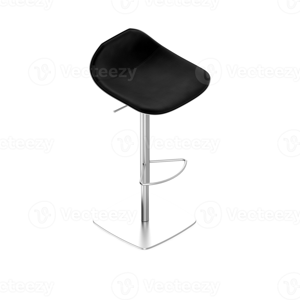 Isometric Chair 3D isolated rendering png