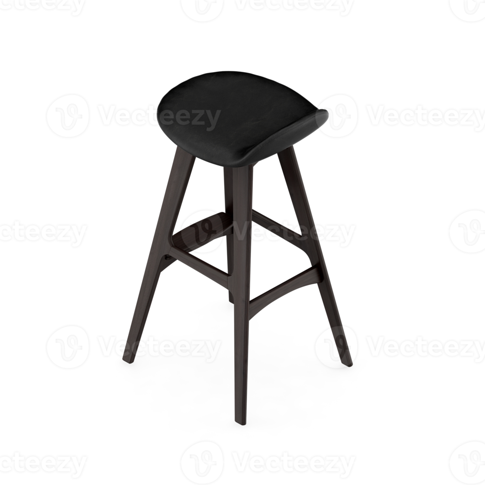 Isometric Chair 3D isolated rendering png